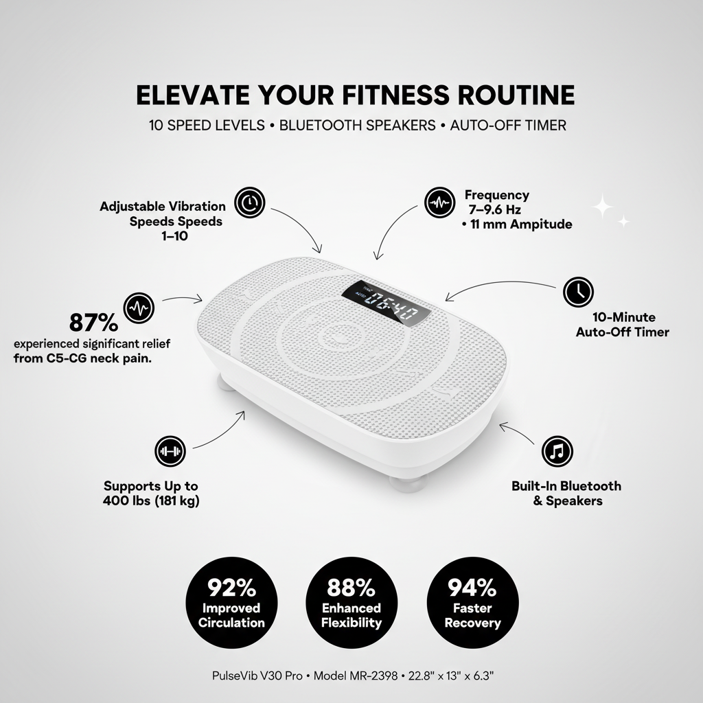 PulseVib V30 Pro Whole Body Vibration Plate