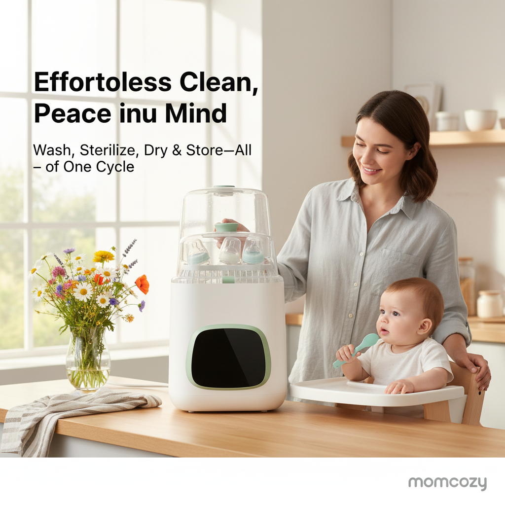 Momcozy KleanPal Pro Baby Bottle Washer and Sterilizer